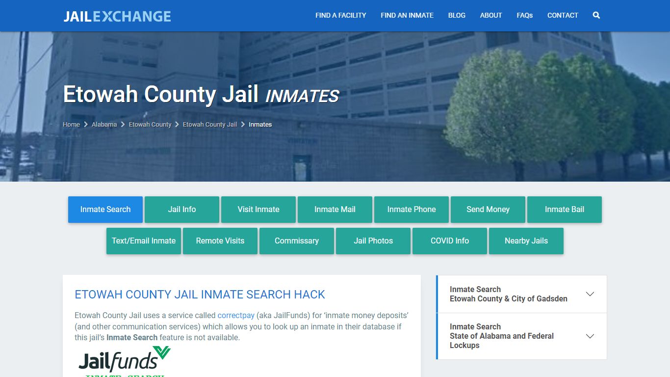 Etowah County Jail Inmates | Arrests | Mugshots | AL
